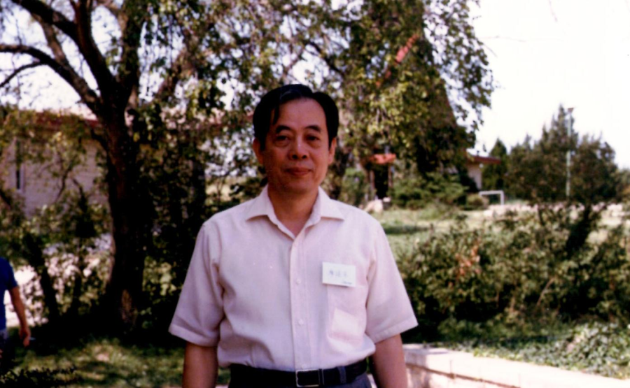 101_廖述宗教授攝於1985年平原區秋令營 (楊遠薰攝影)