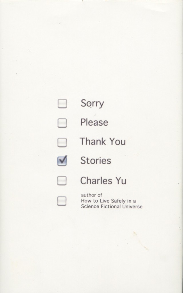 427_Sorry, Please, Thank you, Stories, Charles Yu
