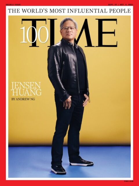 79.  Jensen Huang, Time's 100 Most Influential People of 2021
