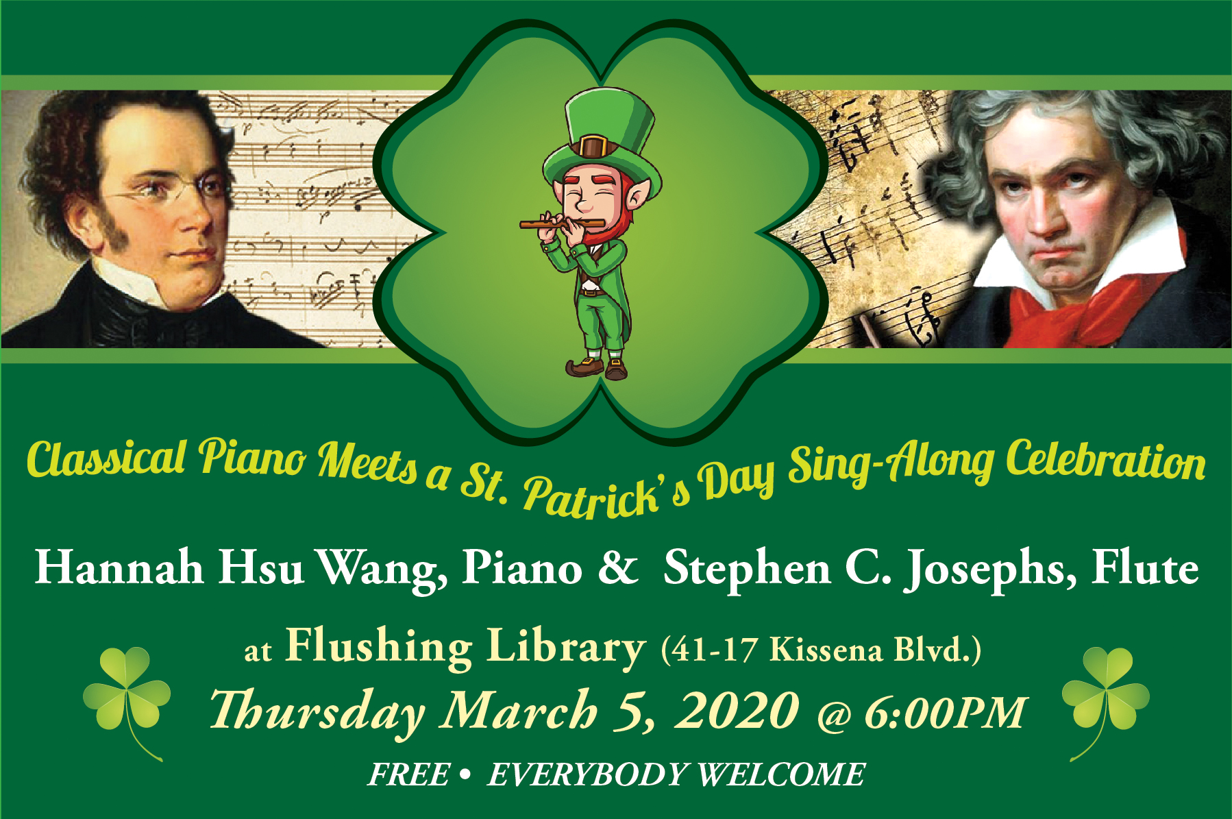171. Classical Piano Meets a St.Patrick's Day Sing Along Celebration/03/05/2020